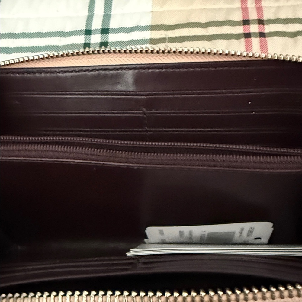 Coach Light Pink Embossed Wallet - Picture 2 of 2